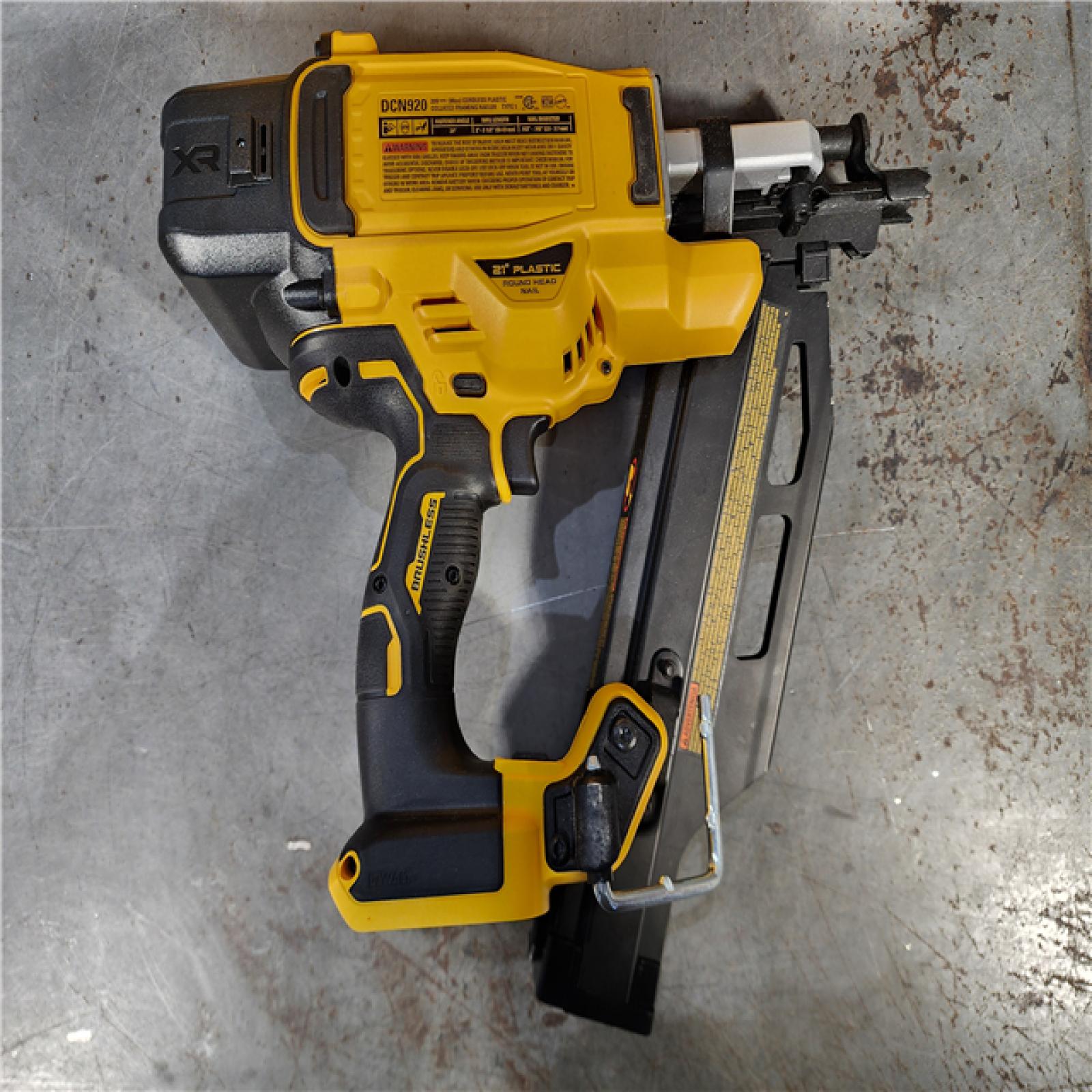 HOUSTON LOCATION - AS-IS DEWALT 20-Volt 21Â° Cordless Framing Nailer (Tool-Only)