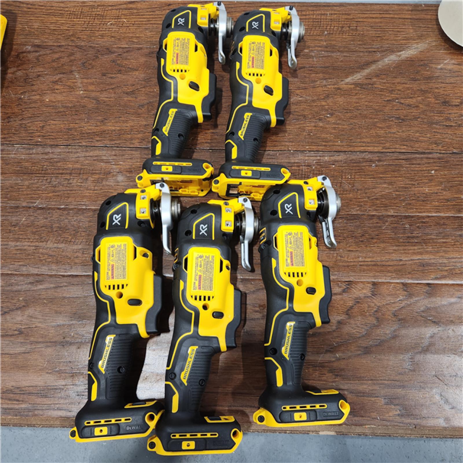 NEW DEWALT 20-Volt MAX XR Cordless 3-speed Brushless Oscillating Multi Tool DCS356B (5 UNIT)