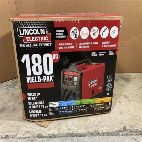 HOUSTON LOCATION - AS-IS Lincoln Electric 180 Amp Weld-Pak 180 HD