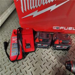 HOUSTON LOCATION - AS-IS Milwaukee M18 FUEL 18V Lithium-Ion Brushless Cordless Hammer Drill and Impact Driver Combo Kit (2-Tool) with 2 Batteries