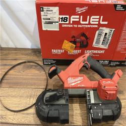 AS IS Milwaukee M18 Fuel 3-1/4  18V Brushless Compact Band Saw 2829-20 (Bare Tool)