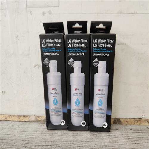 Phoenix Location NEW LG LT1000P3 - 6 Month / 200 Gallon Capacity Replacement Refrigerator Water Filter 3-Pack (NSF42, NSF53, and NSF401*)