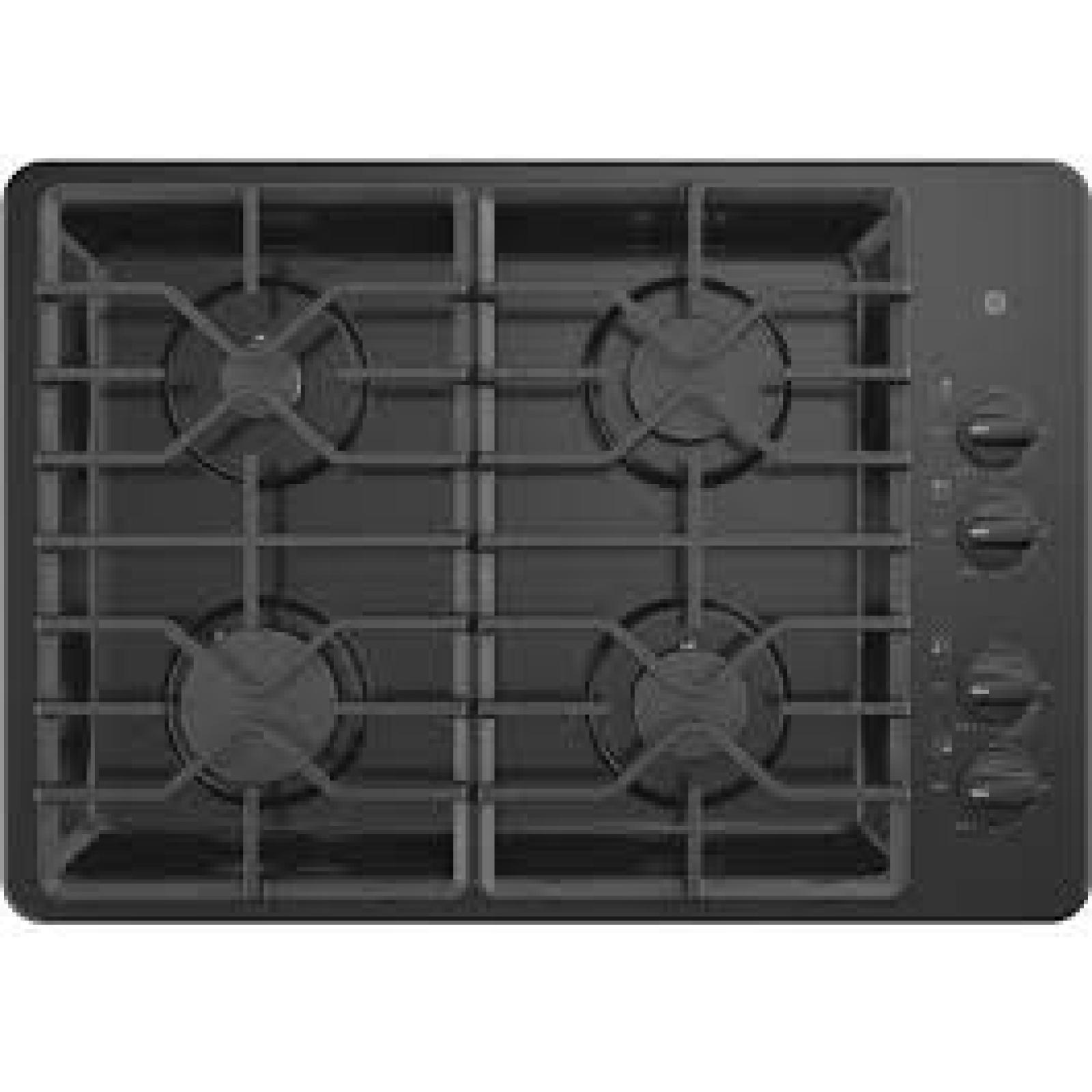 Phoenix Location NEW GE 30 in. Gas Cooktop in Black with 4 Burners Including Power Burners JGP3030DLBB