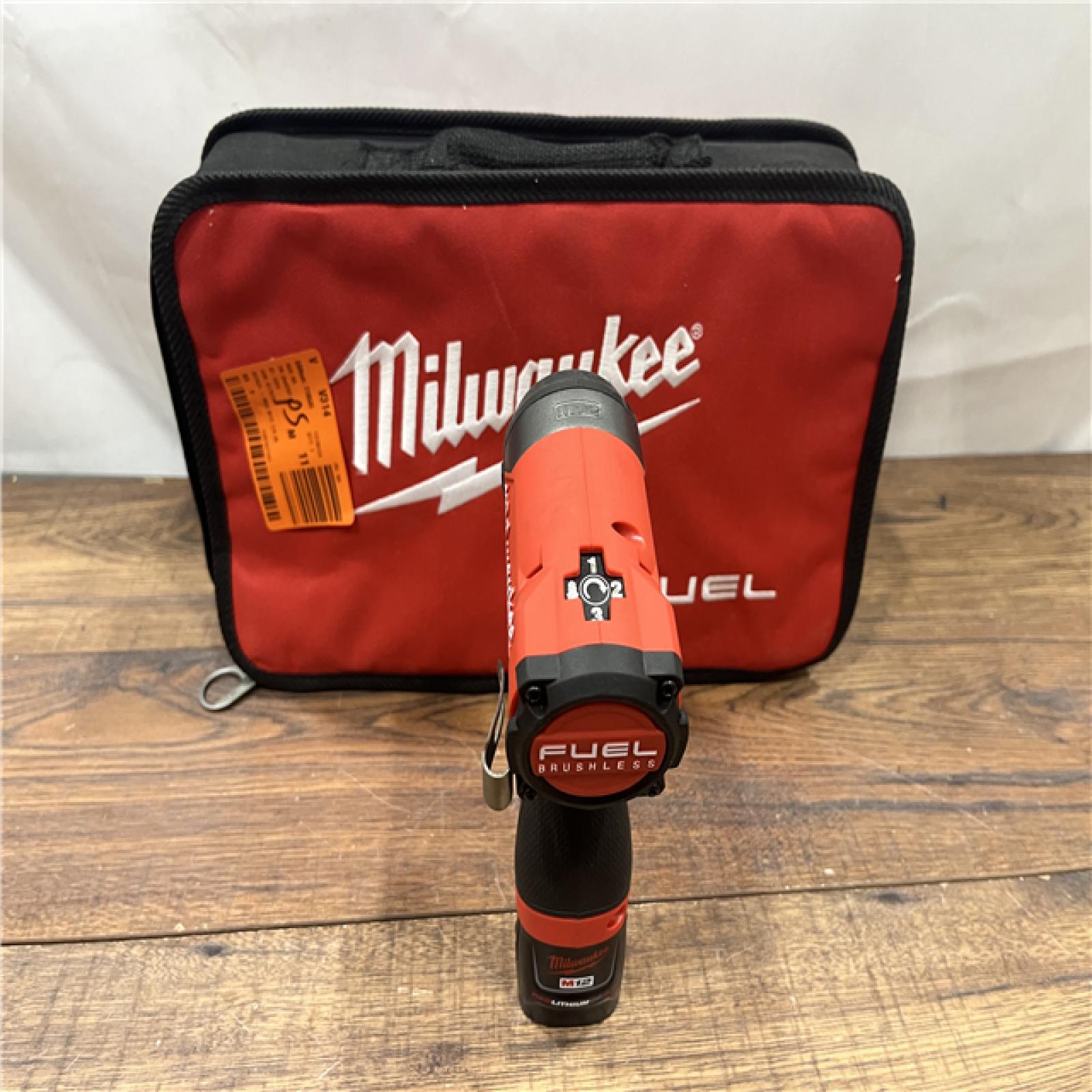 AS IS Milwaukee M12 FUEL 12 V 1/4 in. Cordless Brushless Impact Driver (Tool KIT battery & charge)