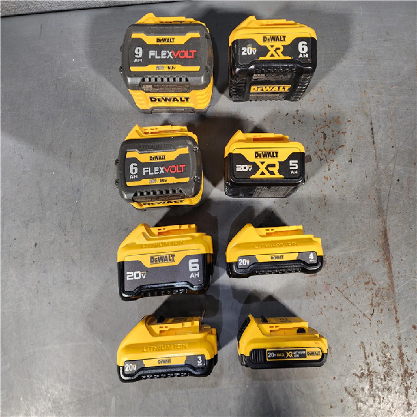 HOUSTON LOCATION - AS-IS DEWALT BATTERY PACK QTY - 15