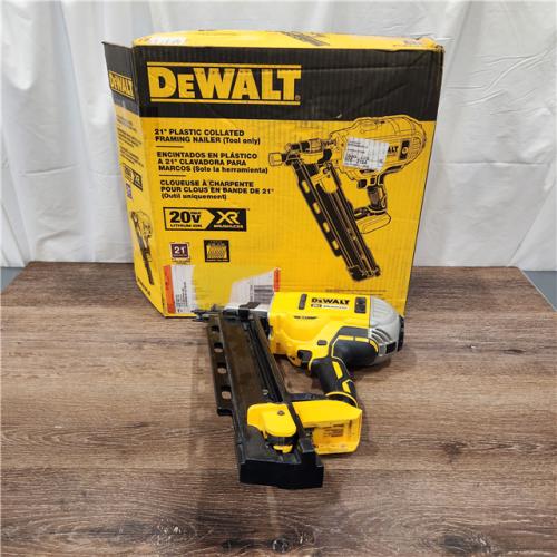 AS-IS DeWalt DCN21PLB 20V MAX 21-Degree Plastic Collated Framing Nailer (Bare Tool)