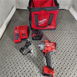 HOUSTON LOCATION - AS-IS Milwaukee M18 1/2 in. Cordless Brushless High Torque Impact Wrench Kit (Battery & Charger)