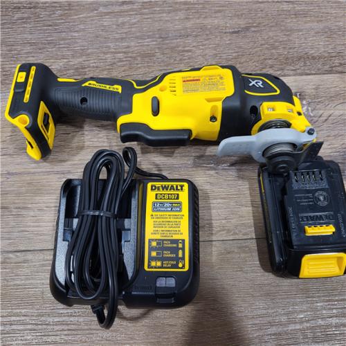 AS-IS 20V MAX XR Cordless Brushless 3-Speed Oscillating Multi Tool with (1) 20V 1.5Ah Battery and Charger