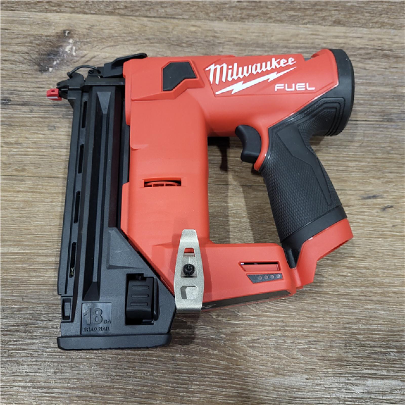 AS-IS M12 FUEL 12-Volt Lithium-Ion Brushless Cordless 18-Guage Compact Brad Nailer (Tool Only)