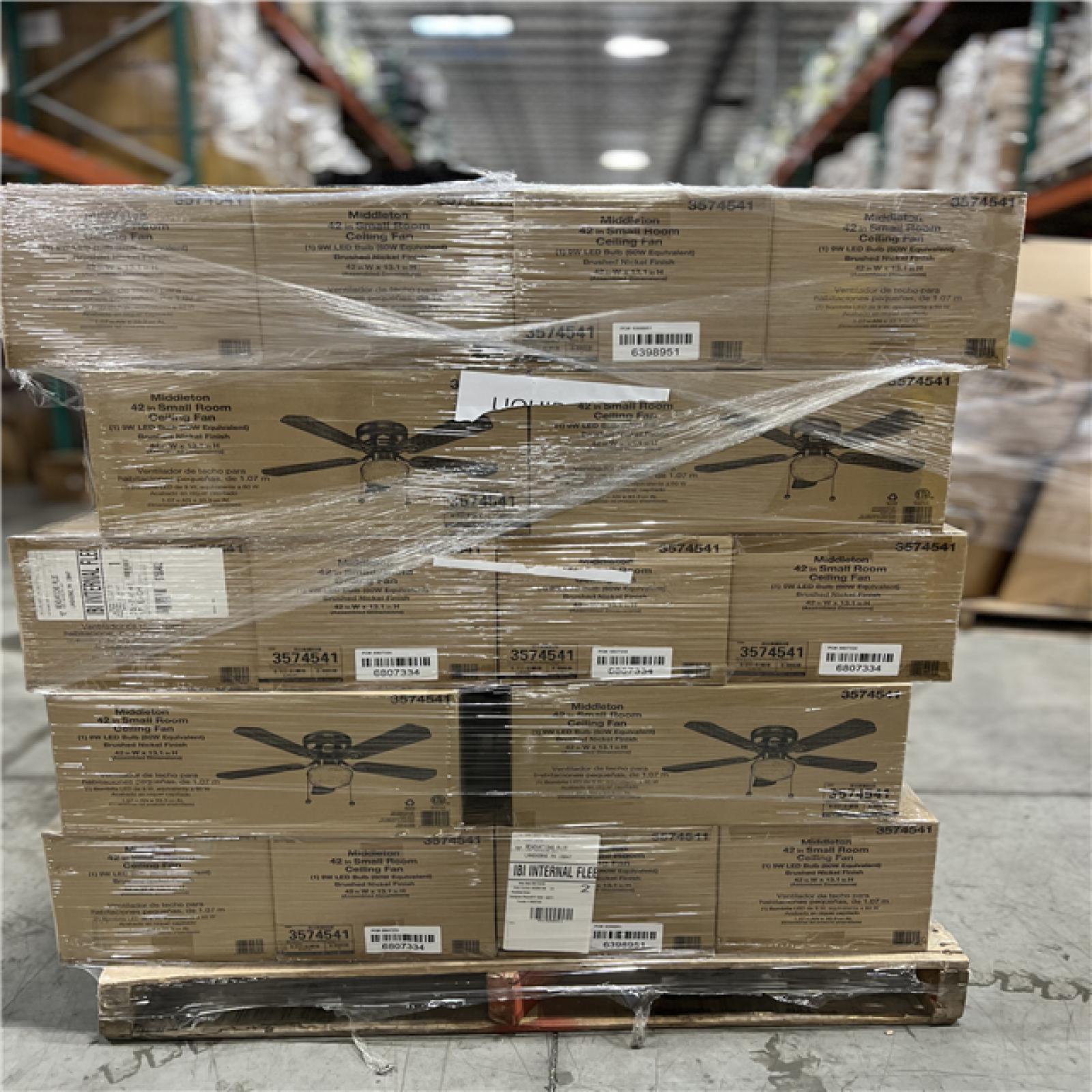 DALLAS LOCATION - MIDDLETON 42IN SMALL ROOM CELING FAN PALLET- (50 UNITS)