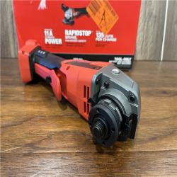 AS-IS Milwaukee  M18 FUEL 18-Volt Lithium-Ion Brushless Cordless 4-1/2 in./5 in. Grinder W/Paddle Switch (Tool-Only)