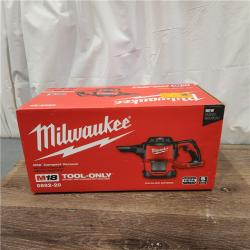 AS-IS Milwaukee M18 18-Volt Lithium-Ion Cordless Compact Vacuum (Tool-Only)