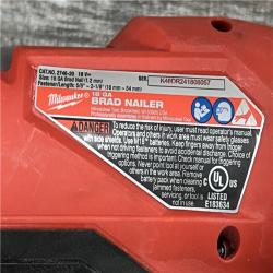 AS-IS Milwaukee M18 Fuel 18V Brushless 18-Gauge Brad Nailer 2746-20 (Bare Tool)