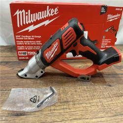 AS IS Milwaukee M18 18-volt Lithium-ion Cordless 18-gauge Double Cut Metal Shear  Bare Tool