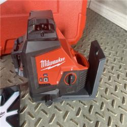 HOUSTON LOCATION - AS-IS Milwaukee-3632-21 M12 Green Beam Laser 360Â° 3-Plane Kit