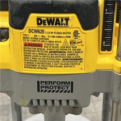 AS-IS DEWALT 20V MAX XR 2-1/4 Peak HP Brushless Cordless Plunge Router (Tool Only)