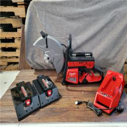 CALIFORNIA NEW MILWAUKEE 14 CUT-OFF SAW (2 BATTERIES, AND CHARGER INCLUDED)