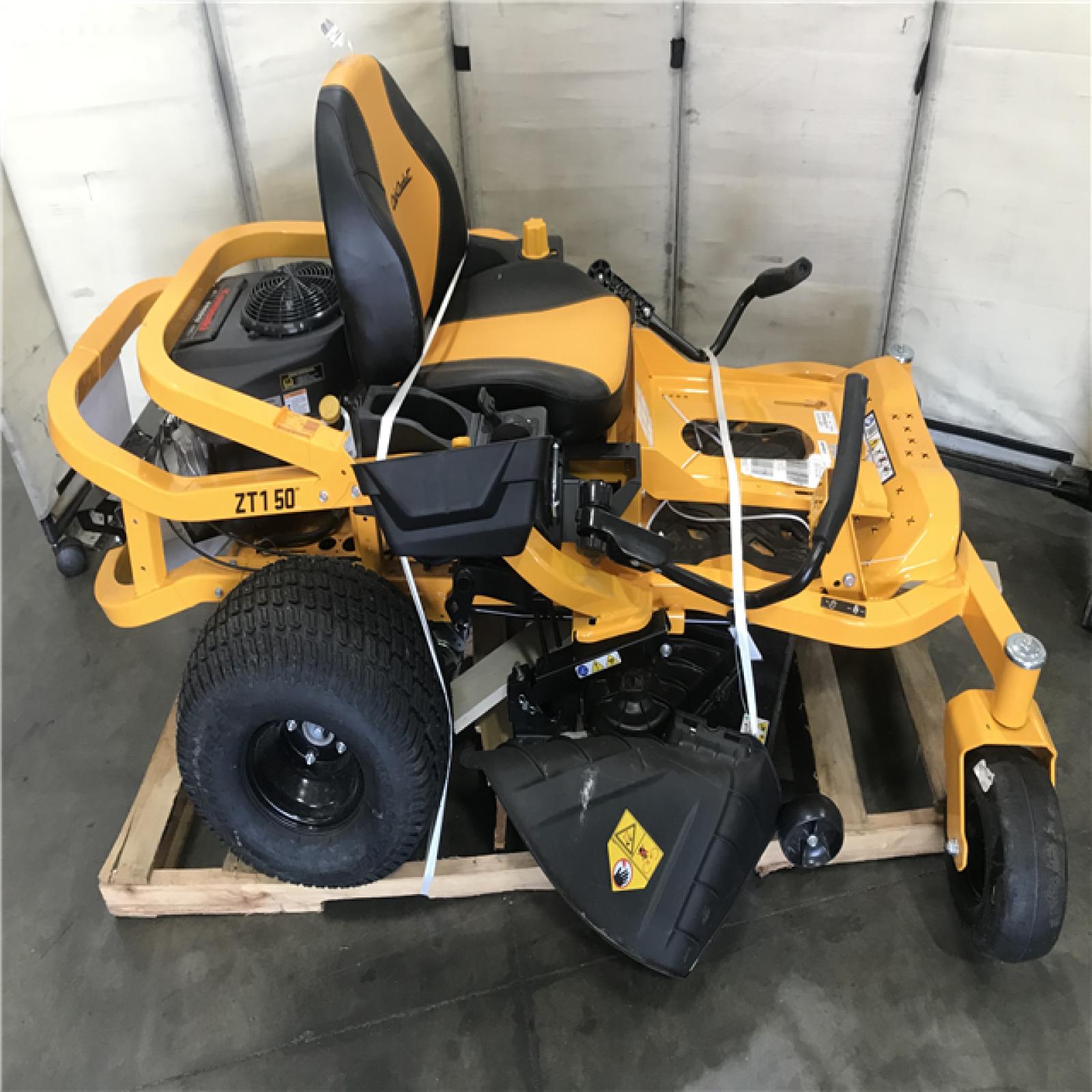 California AS-IS Cub Cadet Ultima ZT1 50 in. Fabricated Deck 23HP V-Twin Kawasaki FR Series Engine Dual Hydro Drive Gas Zero Turn Riding Lawn Mower