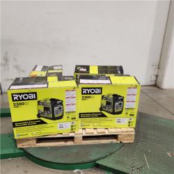 Dallas Location - As-Is Ryobi 2300-Watt Bluetooth Inverter Generator(Lot Of 4)