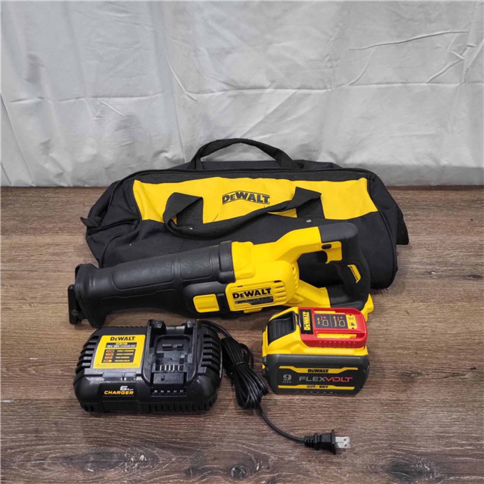 NEW! FLEXVOLT 60V MAX Cordless Brushless Reciprocating Saw with (1) FLEXVOLT 9.0Ah Battery