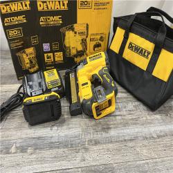 AS-IS DEWALT ATOMIC 20V MAX Lithium Ion Cordless 23 Gauge Pin Nailer Kit with 2.0Ah Battery and Charger