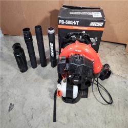 HOUSTON LOCATION - AS-IS ECHO 216 MPH 517 CFM 58.2cc Gas 2-Stroke Backpack Leaf Blower with Tube Throttle