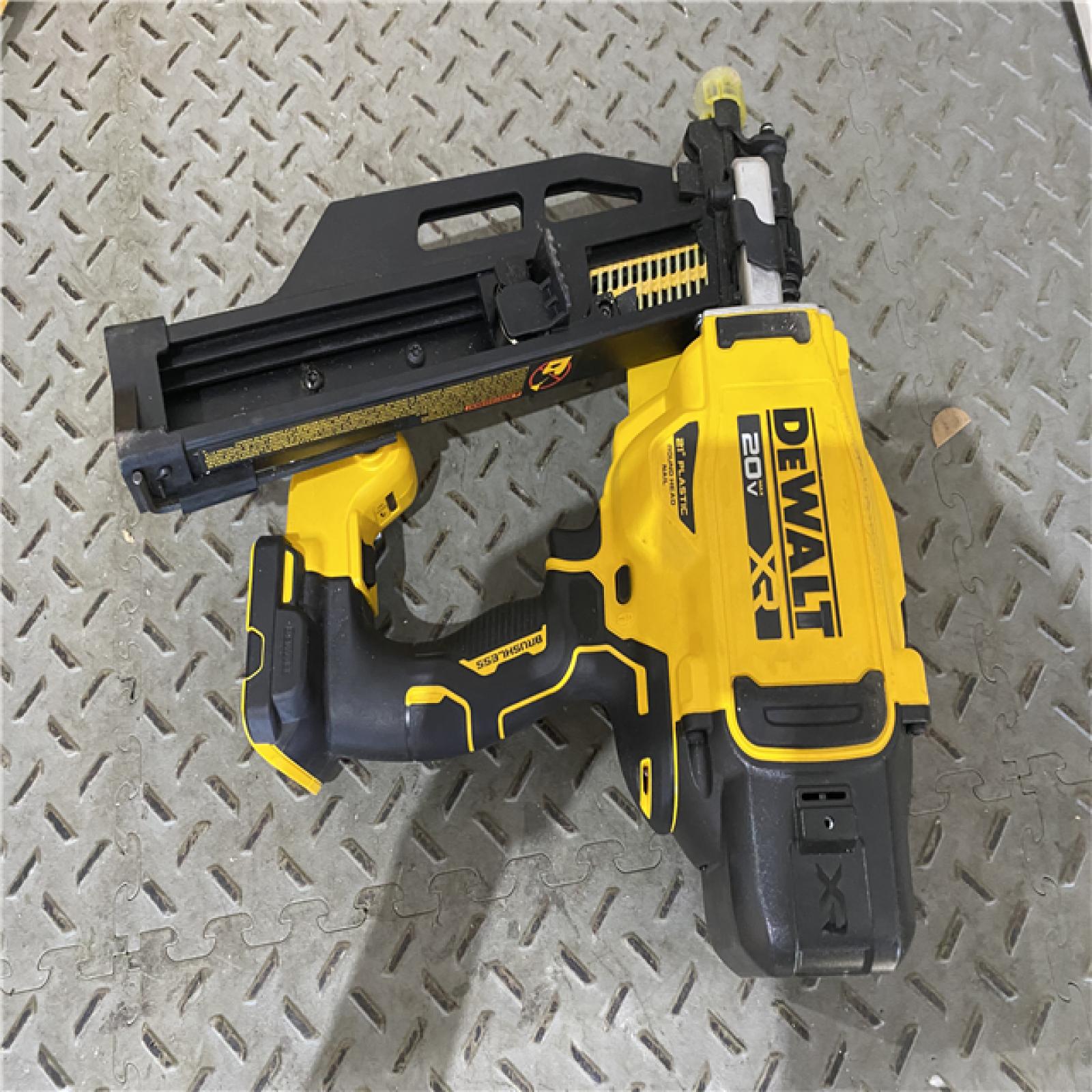 Houston location AS-IS DEWALT 20-Volt 21Â° Cordless Framing Nailer (Tool-Only)