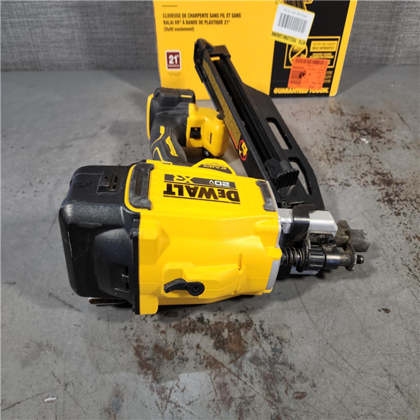 HOUSTON LOCATION - AS-IS DEWALT 20-Volt 21Â° Cordless Framing Nailer (Tool-Only)