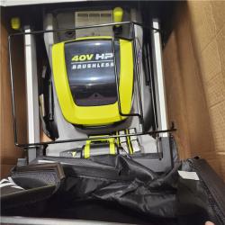 DALLAS LOCATION - AS-IS RYOBI 40V HP Brushless Whisper Series 21. in Walk Behind Self-Propelled All Wheel Drive Mower - (2) 6.0 Ah Batteries