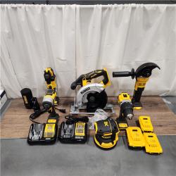 AS IS Dewalt 20-Volt MAX ToughSystem Lithium-Ion 6-Tool Cordless Combo Kit