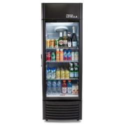 Phoenix Location Premium LEVELLA 9.0 cu. ft. Commercial Upright Display Refrigerator Glass Door Beverage Cooler in Black