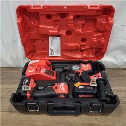 AS-IS M18 FUEL 18V Lithium-Ion Brushless Cordless Hammer Drill and Impact Driver Combo Kit (2-Tool) with 2 Batteries