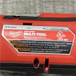 AS-IS Milwaukee M12 12V Lithium-Ion Cordless Oscillating Multi-Tool 2526-20 (Tool-Only)