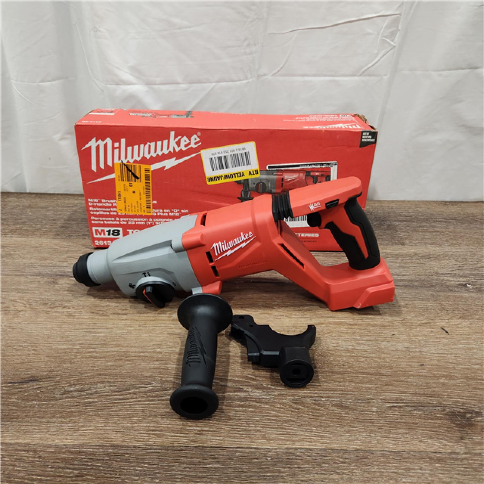 AS-IS M18 18V Lithium-Ion Brushless Cordless 1 in. SDS-Plus D-Handle Rotary Hammer (Tool-Only)