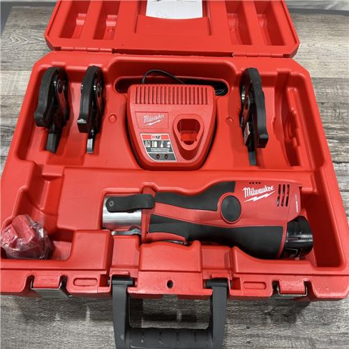 AS-IS Milwaukee M12 Force Logic Press Tool 1/2 in. to 1 in. Kit