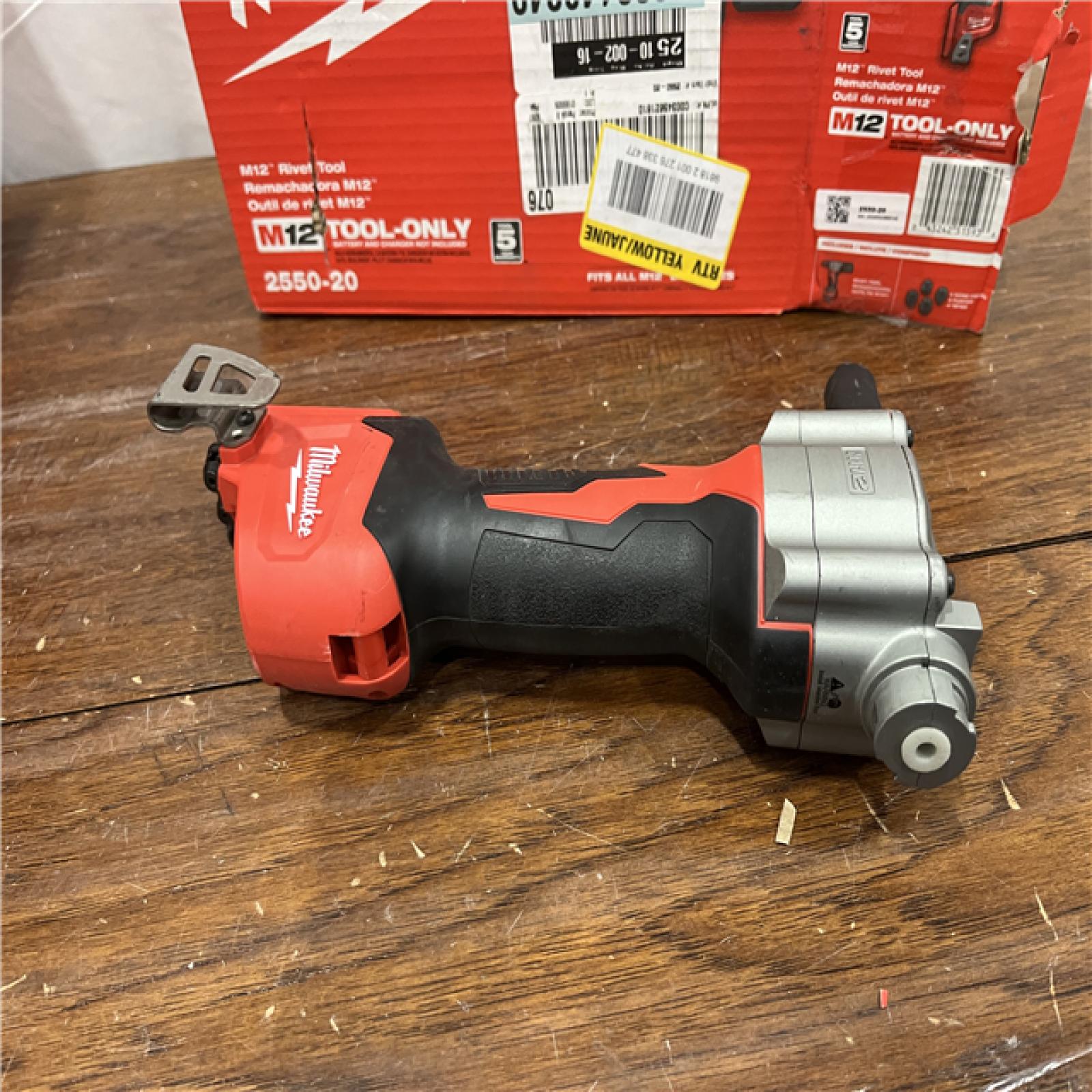 AS-IS M12 12-Volt Lithium-Ion Cordless Rivet Tool (Tool-Only)