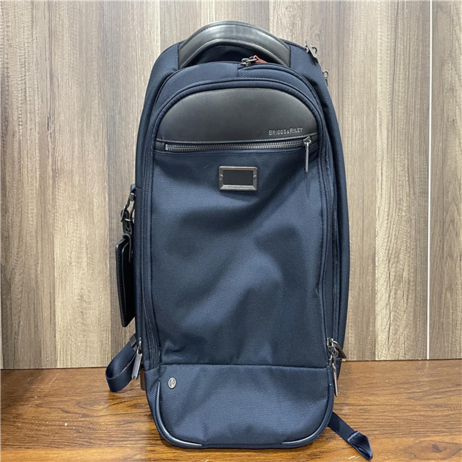 NEW ! Briggs & Riley Work Medium Backpack - Blue