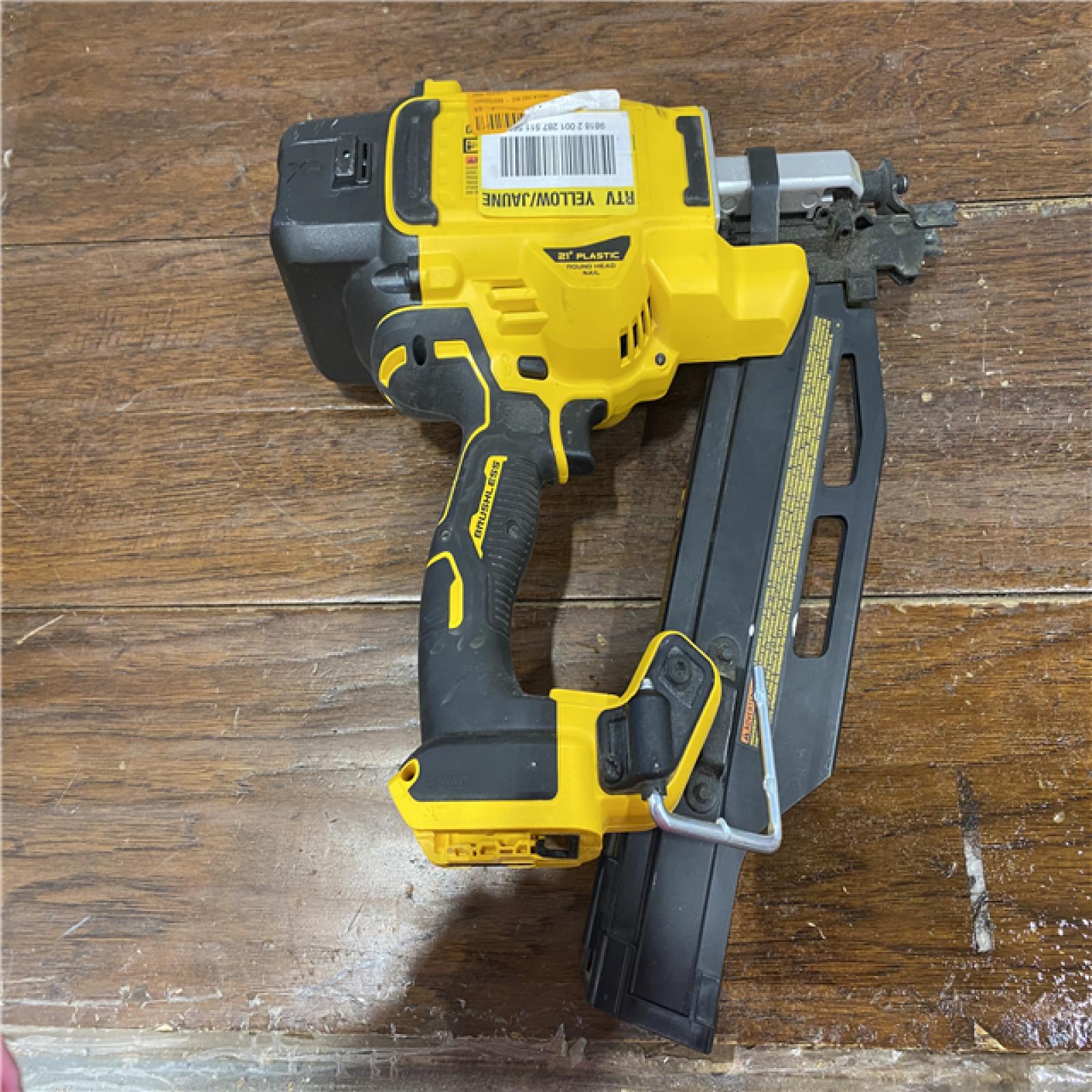 AS-ISDEWALT 20-Volt 21Â° Cordless Framing Nailer (Tool-Only)