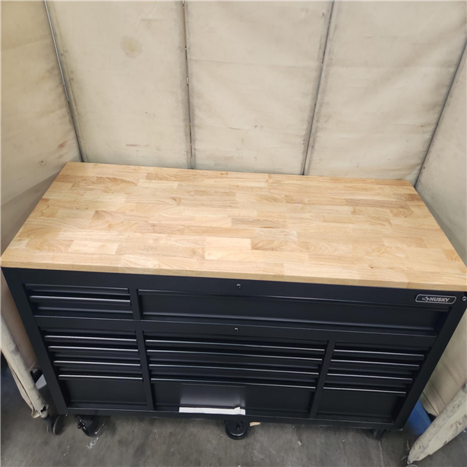 California AS-IS Husky 72 In. 18-Drawer Mobile Workbench