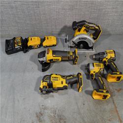 HOUSTON LOCATION - AS-IS Dewalt 20-Volt MAX ToughSystem Lithium-Ion 5-Tool Cordless Combo Kit