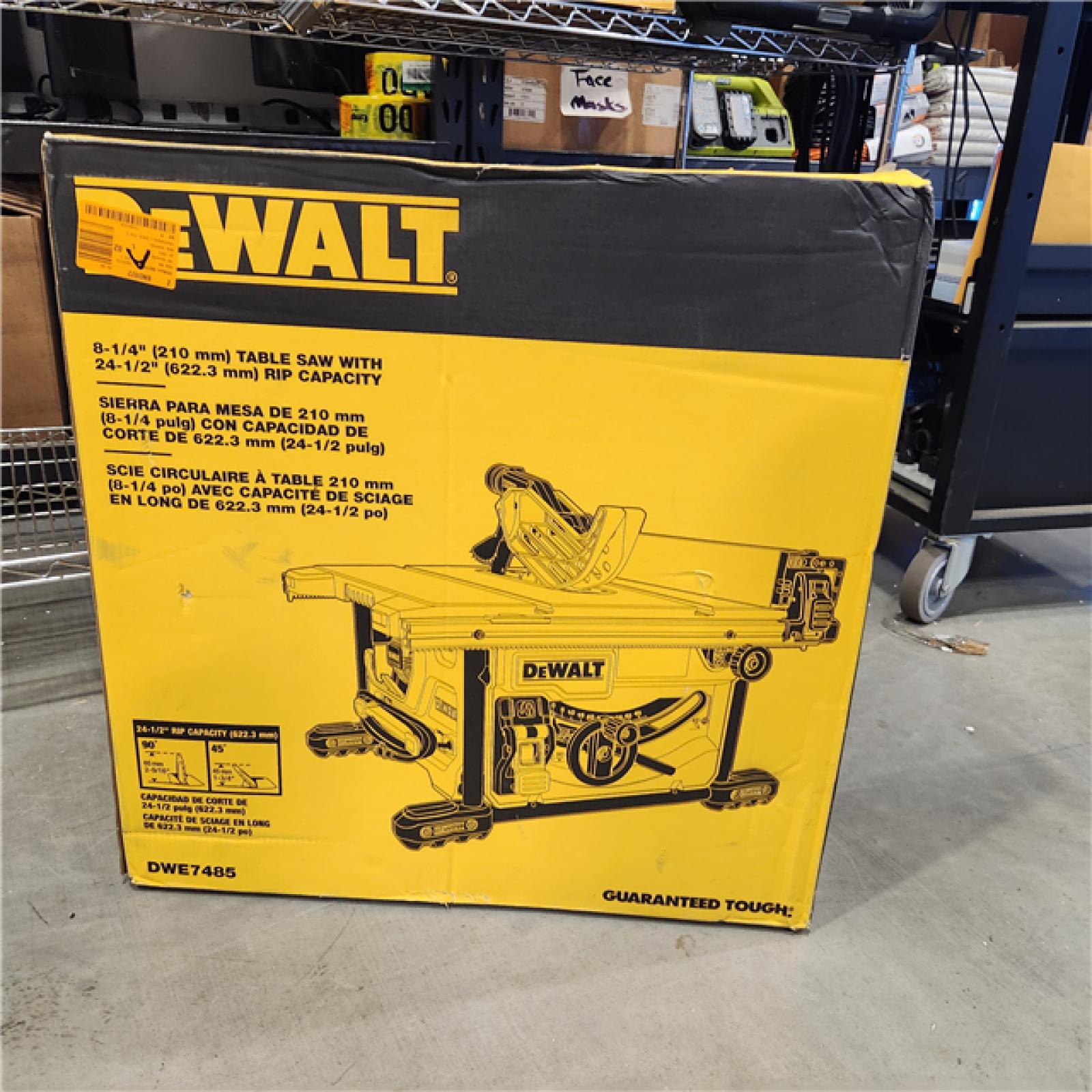 AS-IS 15 Amp Corded 8-1/4 in. Compact Portable Jobsite Tablesaw (Stand Not Included)