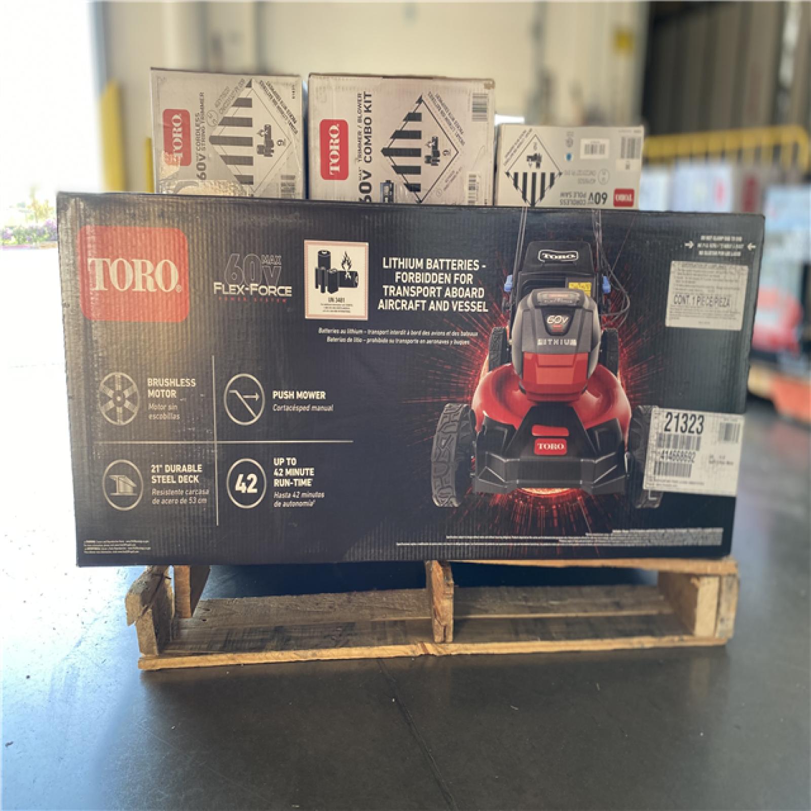 DALLAS LOCATION - NEW! MIXED TORO PALLET - ( 5 UNITS)