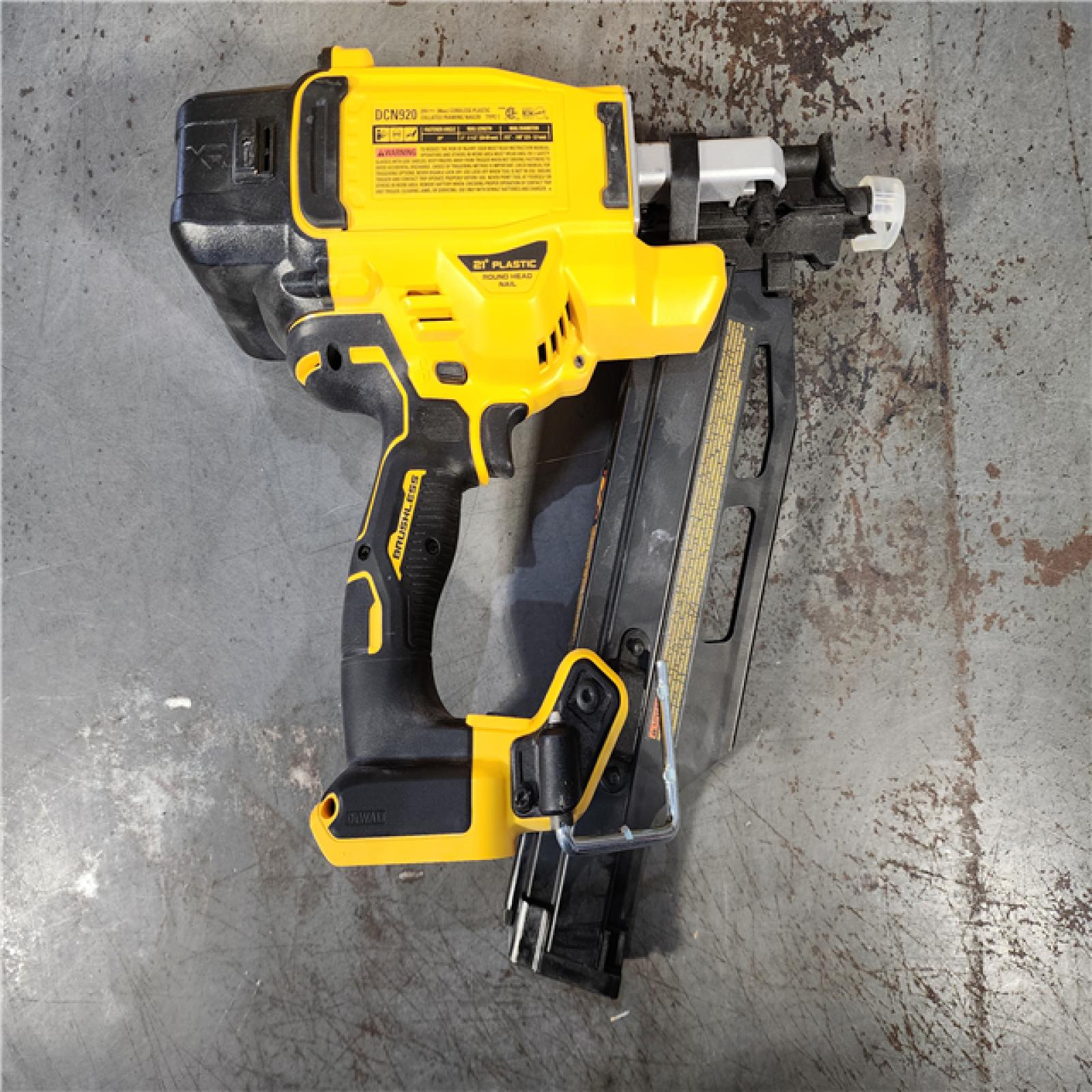 HOUSTON LOCATION - AS-IS DEWALT 20-Volt 21Â° Cordless Framing Nailer (Tool-Only)