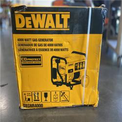 DALLAS LOCATION - DEWALT 4000-Watt Manual Start Gas-Powered Portable Generator with Premium Engine, Covered Outlets and CO Protect