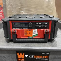 AS-IS Milwaukee M18 Lithium-Ion Cordless PACKOUT Radio/Speaker with Built-in Charger (Tool Only)