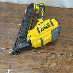 AS-IS DEWALT 20V MAX XR 15 Ga. Cordless 34 Deg Nailer 20 V