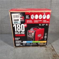 HOUSTON LOCATION - AS-IS (APPEARS LIKE NEW) Lincoln Electric 180 Amp Weld-Pak 180 HD