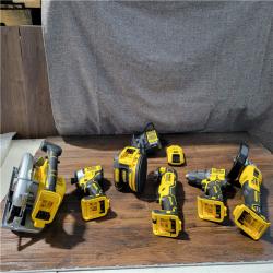 CALIFORNIA AS-IS DEWALT BRUSHLESS 6-TOOL COMBO KIT WITH TOUGHSYSTEM 2.0 (1BATTERY AND CHARGER INCLUDED)