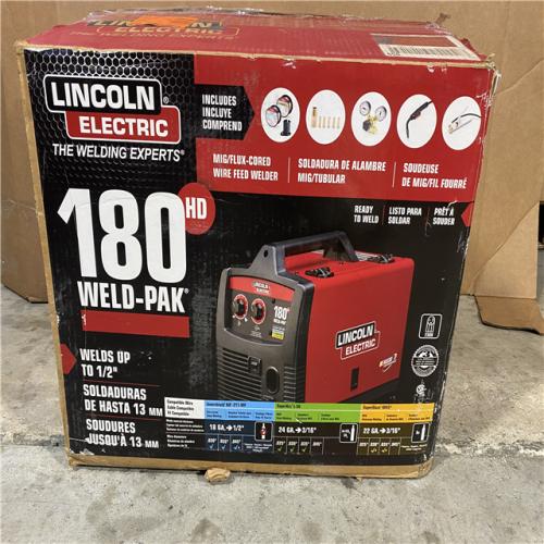 HOUSTON LOCATION - AS-IS Lincoln Electric 180 Amp Weld-Pak 180 HD