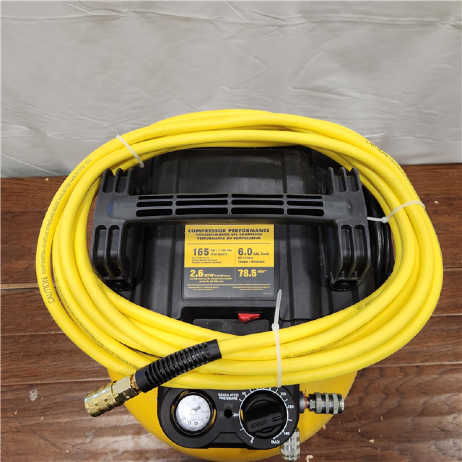 AS-IS 6 Gal.  Heavy-Duty Pancake Electric Air Compressor